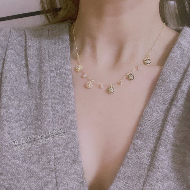 Dior飾品 迪奧經典熱銷款項鏈 Dior高級珠寶Rose des vents項鏈  zgd1300